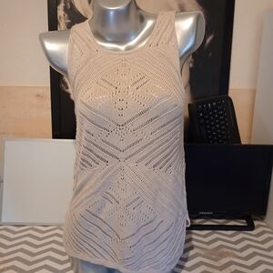 Rewind Cream Knit Tank Top